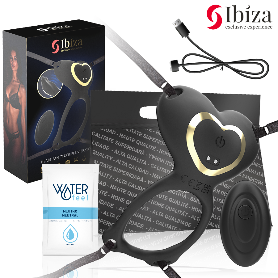 Ibiza Vibratore Per Coppia A Forma Di Cuore Da Indossare Con Telecomando