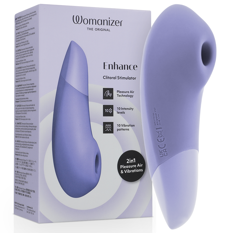 Womanizer Enhance stimolatore a onde di pressione viola