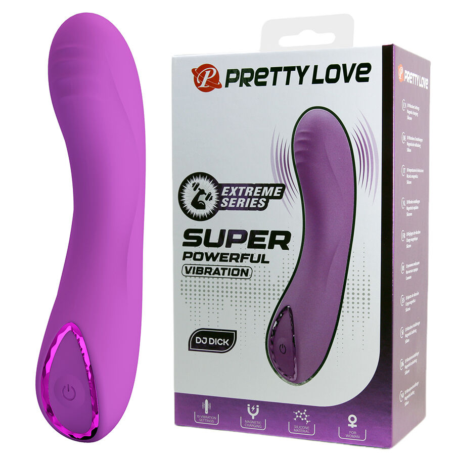 Pretty Love DJ Dick vibratore per il punto G, viola