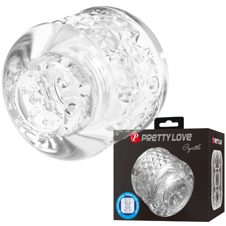Masturbatore Pretty Love Crystle con doppia apertura