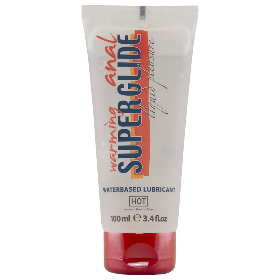 HOT Anal Superglide lubrificante riscaldante, 100 ml