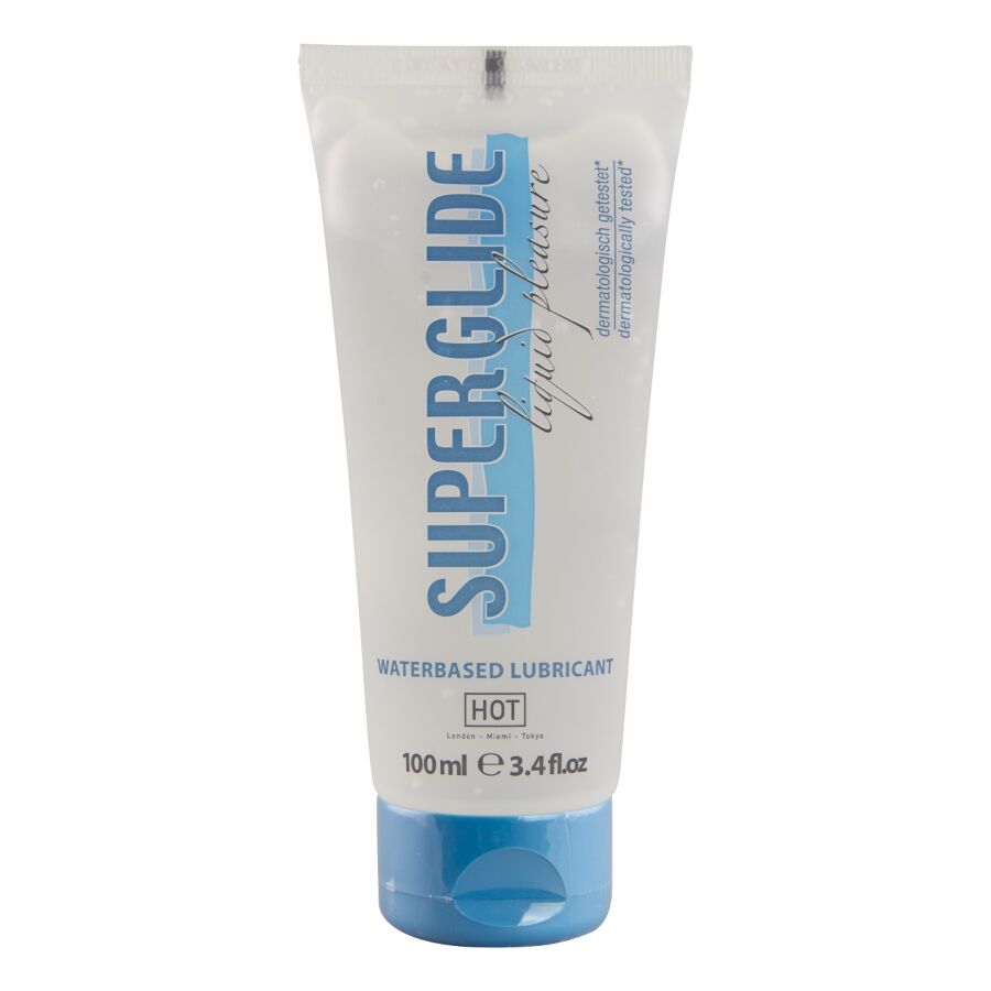 Gel lubrificante a base d’acqua HOT Superglide, 100 ml