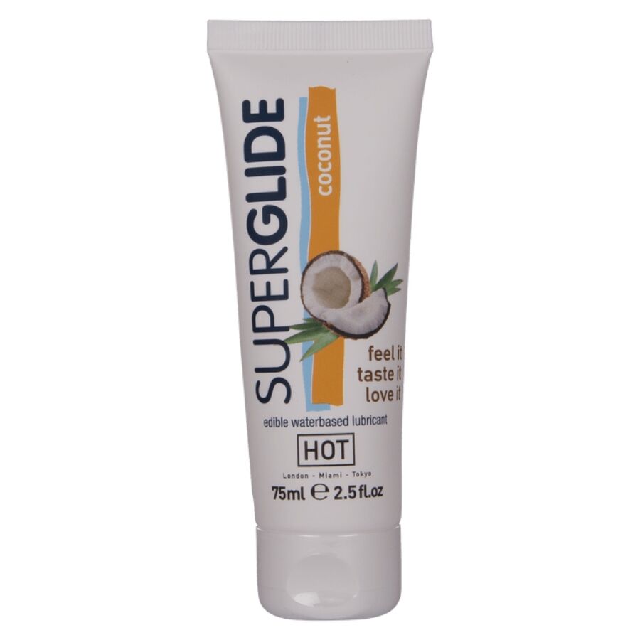 HOT Superglide lubrificante al gusto di cocco, 75 ml