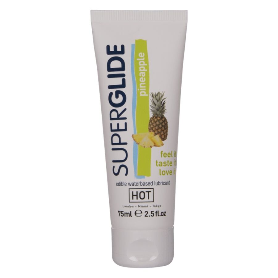 HOT Superglide lubrificante al gusto di ananas, 75 ml