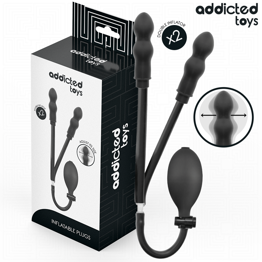 Addicted Toys Plug Anale Doppio Gonfiabile Modello 3