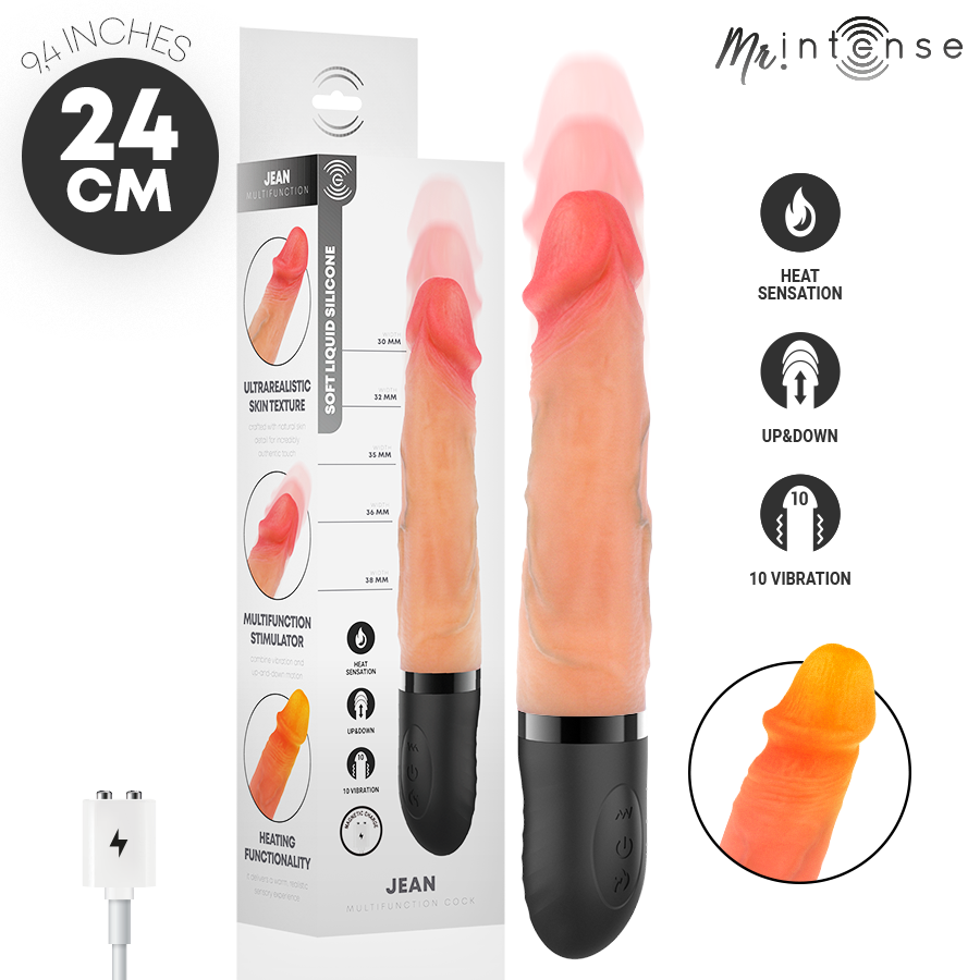 MR. INTENSE Jean vibratore realistico con funzione riscaldante