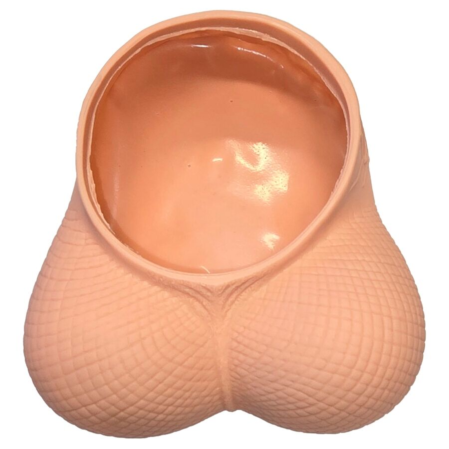 DIABLO PICANTE svuotatasche a forma di testicoli, tonalità chiara