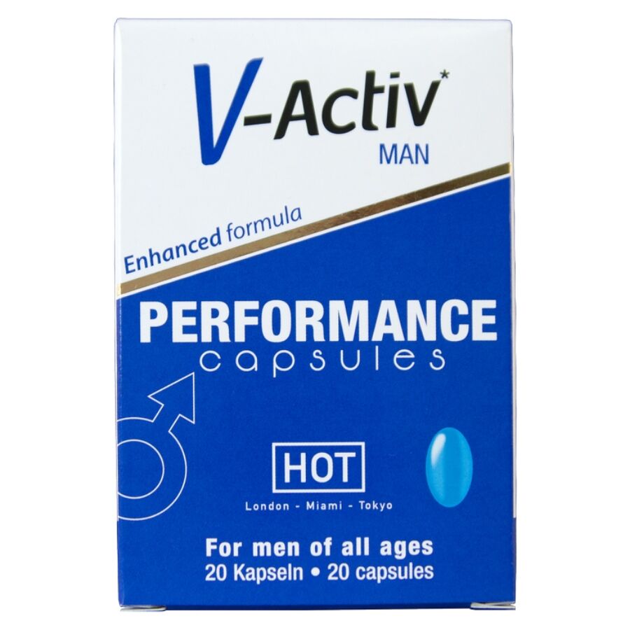 HOT V ACTIV capsule per uomo, 20 pezzi
