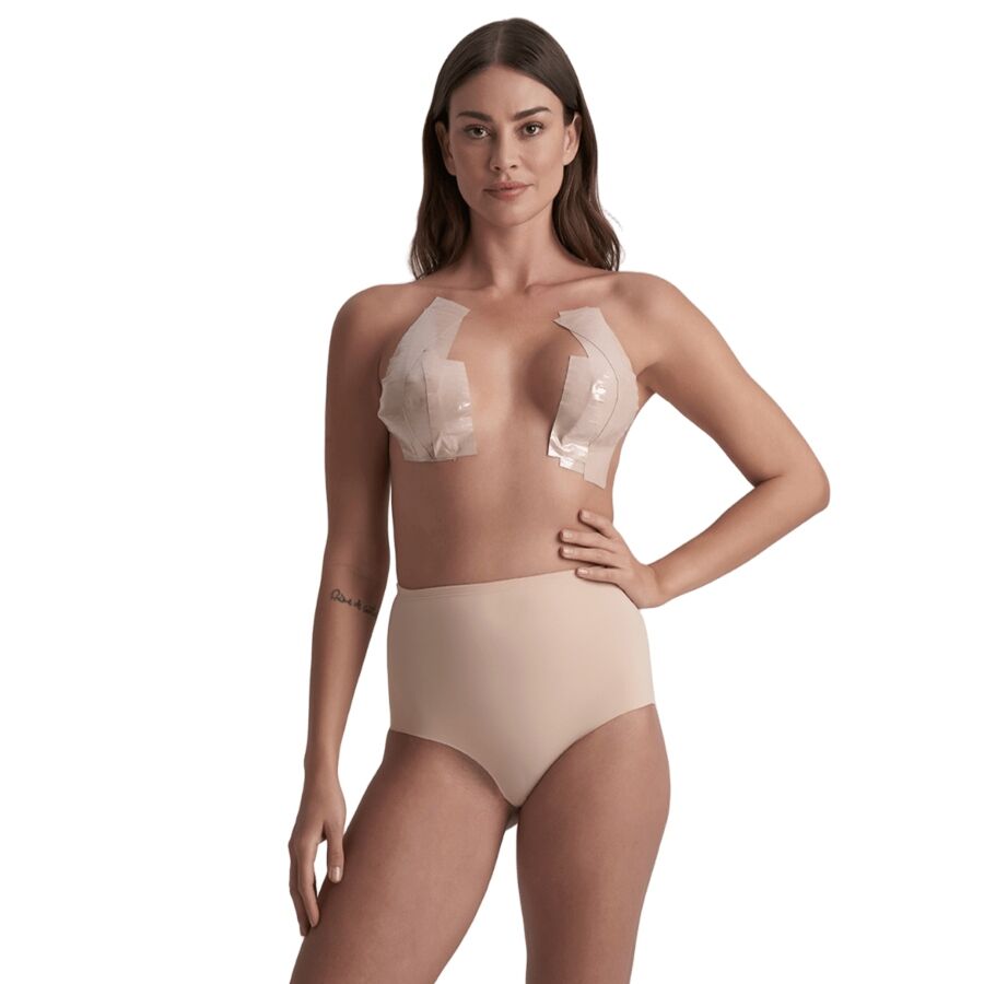 Nastro biadesivo per il corpo BYE BRA, beige, 5 × 500 cm