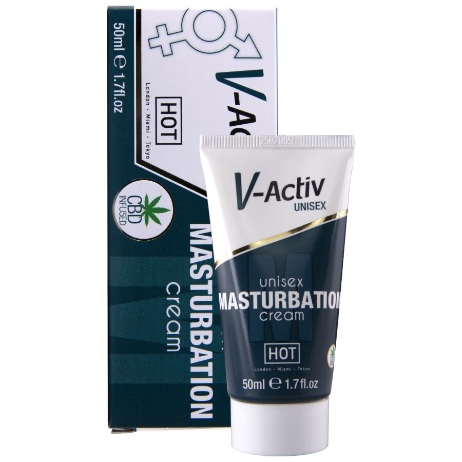 Crema masturbatoria HOT CBD, unisex, 100 ml