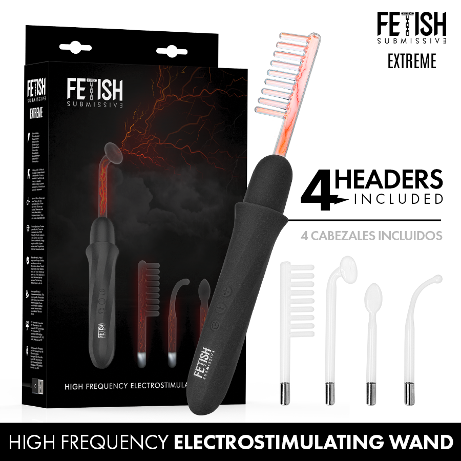 Fetish Submissive Wand per elettrostimolazione