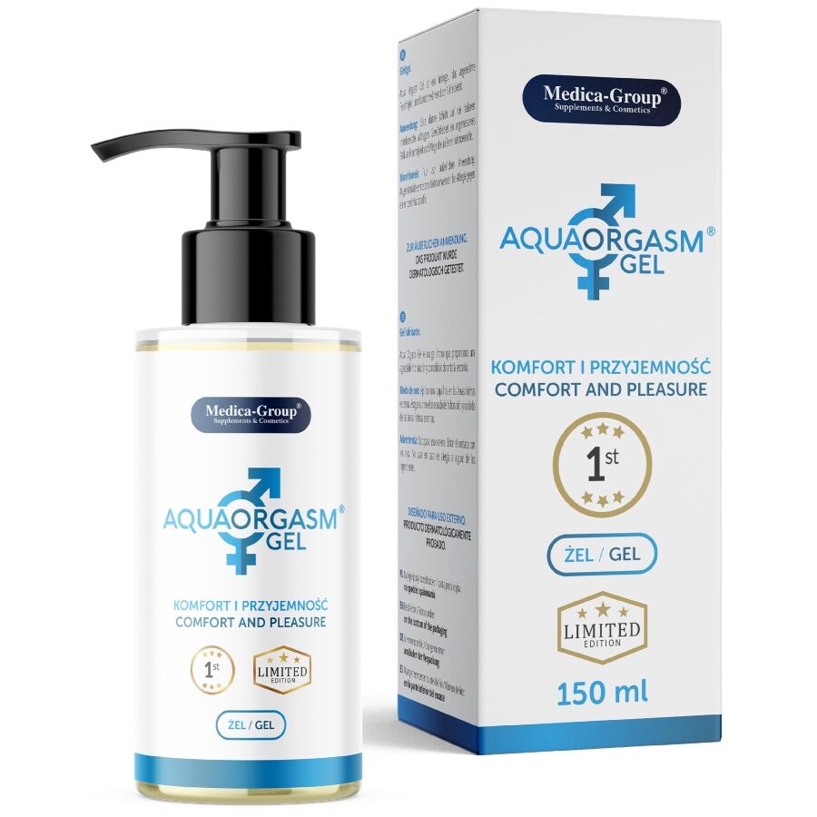 Medica Group Aqua Orgasm gel lubrificante a base d’acqua, 150 ml