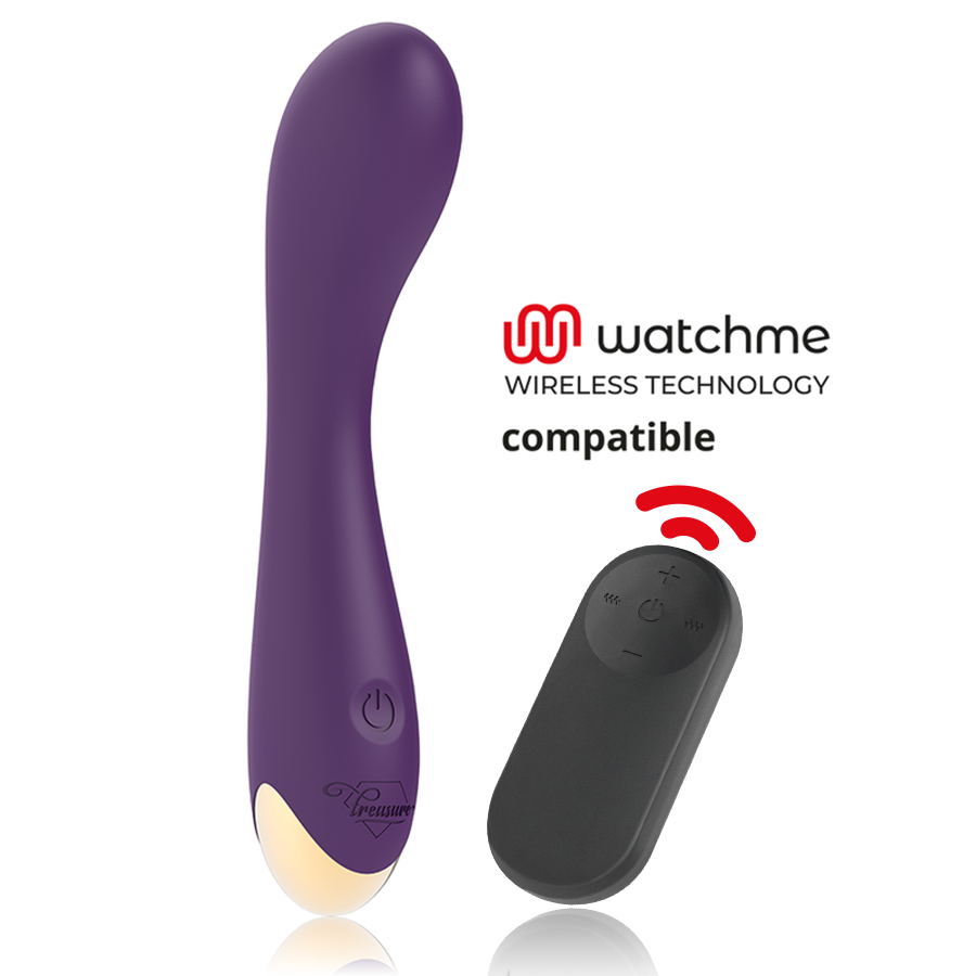 TREASURE Hansel Vibratore per il punto G con telecomando Watchme