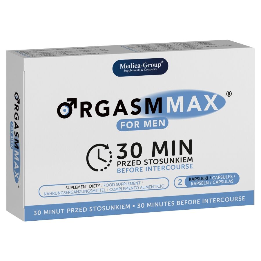 MEDICA GROUP Orgasm Max for Men integratore alimentare, 2 capsule