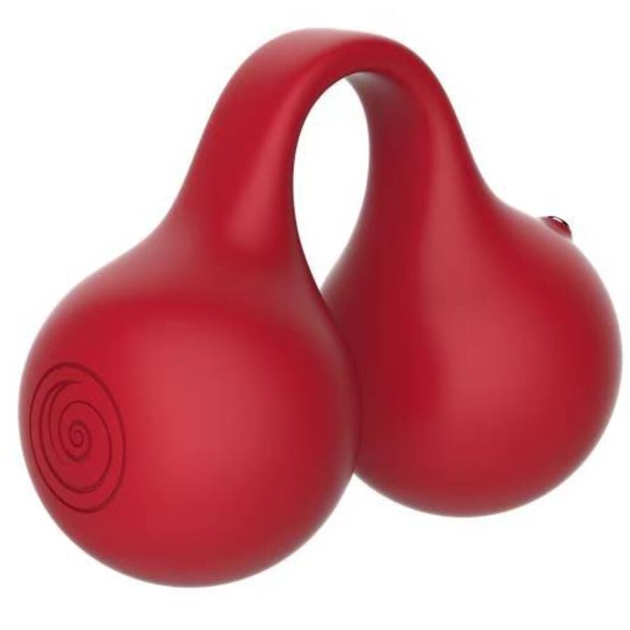 SNAIL VIBE Twinn Cherry stimolatore clitorideo e vibratore da dito