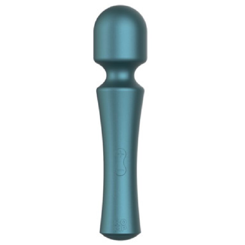 Mini vibratore wand ROMP Presto con testa flessibile, verde