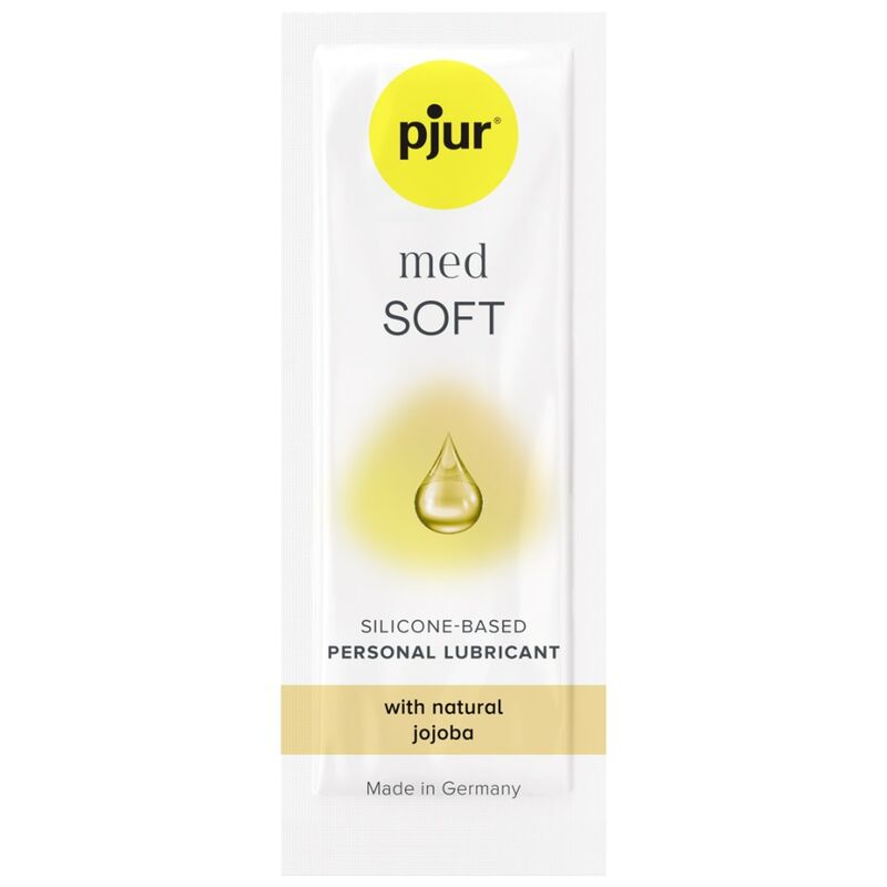 PJUR Med Soft Glide lubrificante siliconico con olio di jojoba, 1,5 ml