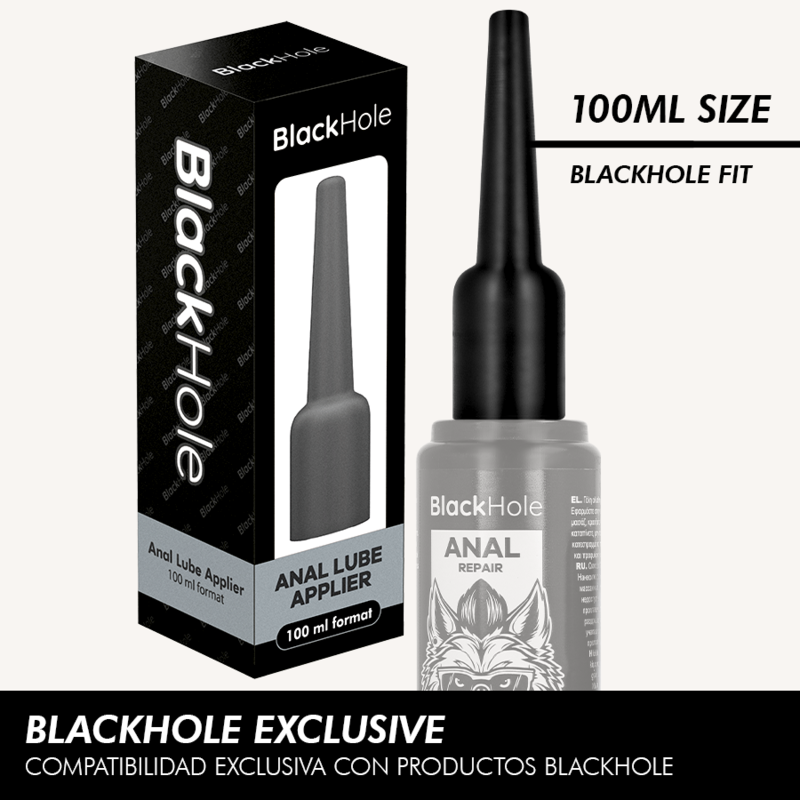 Black Hole Applicatore Di Lubrificante Anale, Taglia L, 100 Ml