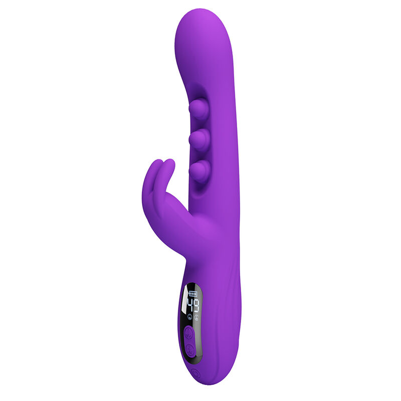 Vibratore rabbit Pretty Love Sabien con stimolazione a percussione