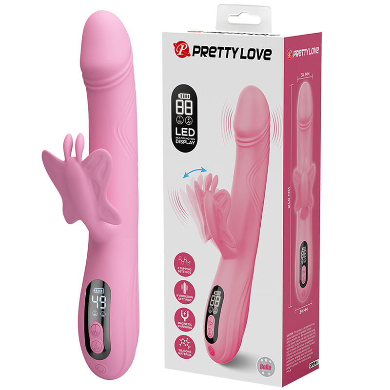 Pretty Love Bella vibratore rabbit con stimolatore a farfalla