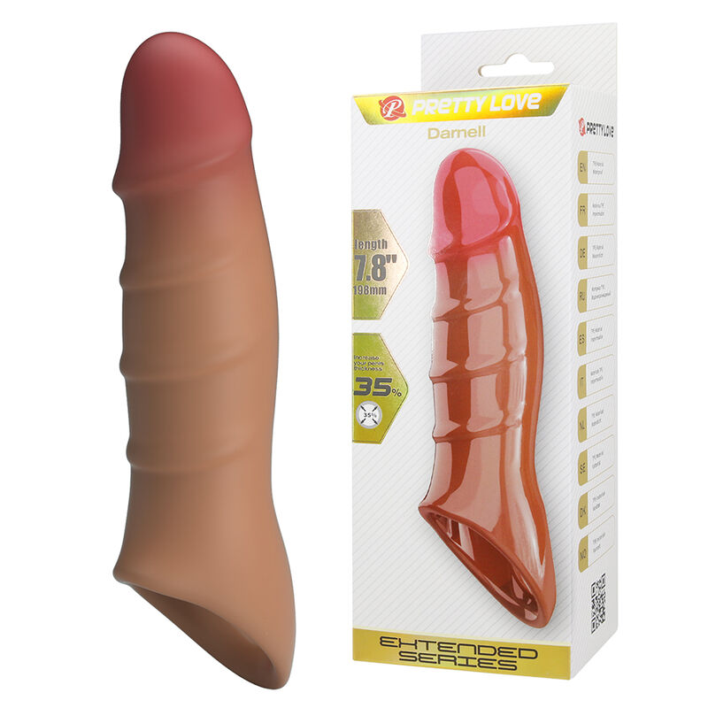 Guaina per pene Pretty Love Damien color carne