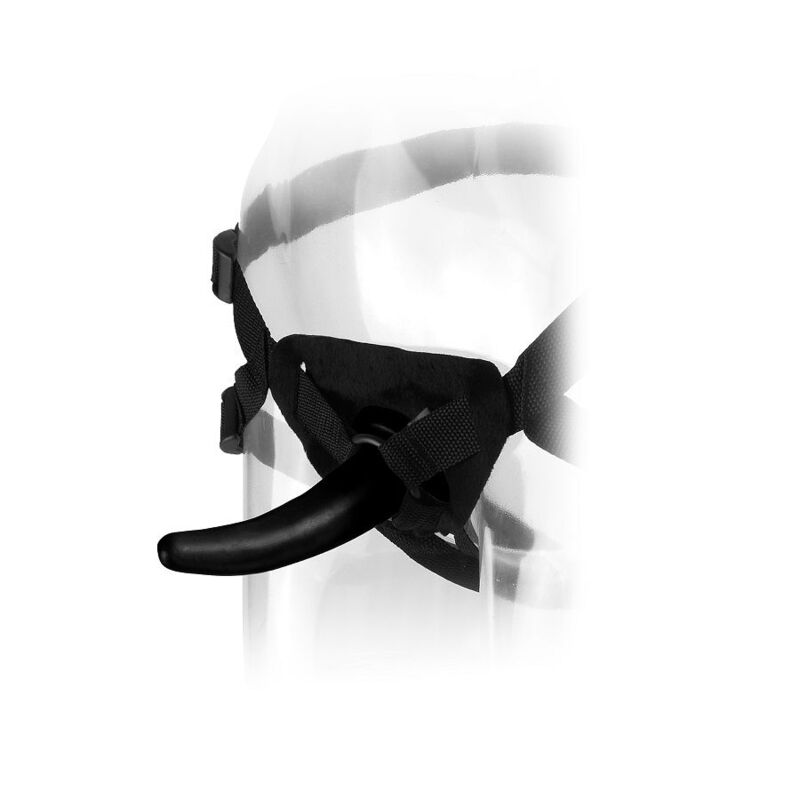 Anal Fantasy The Pegger, set strap-on con dildo curvo