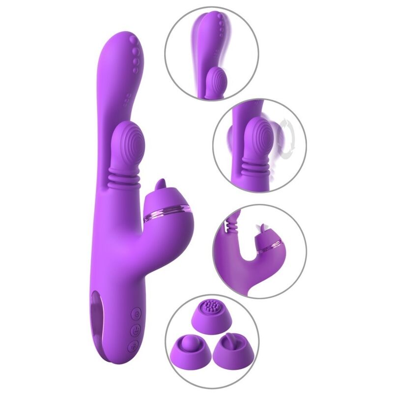 Fantasy for Her Intimotion Pulse Pro vibratore rabbit, viola