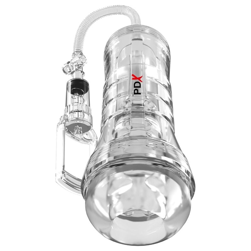 Masturbatore PDX ELITE Viewtube Vac XXL con pompa manuale
