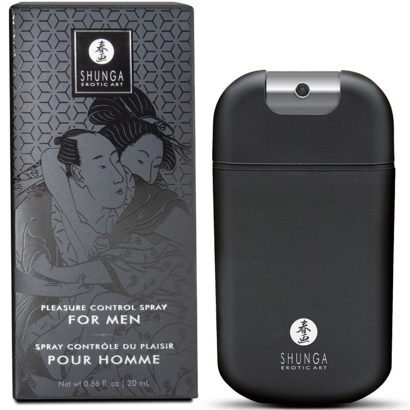 SHUNGA Pleasure Control Spray per uomo, 20 ml