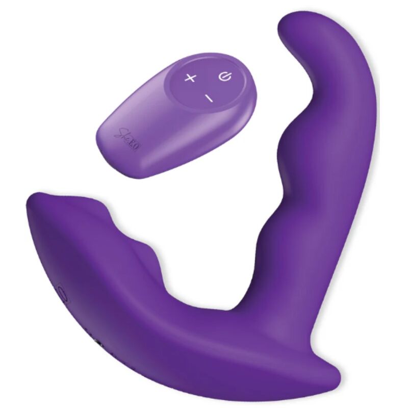 Vibratore anale She.E.O con vibrazione, rotazione e telecomando