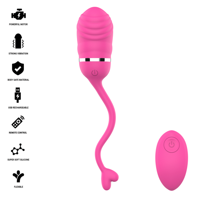 Uovo vibrante INTENSE Sookie con telecomando, rosa