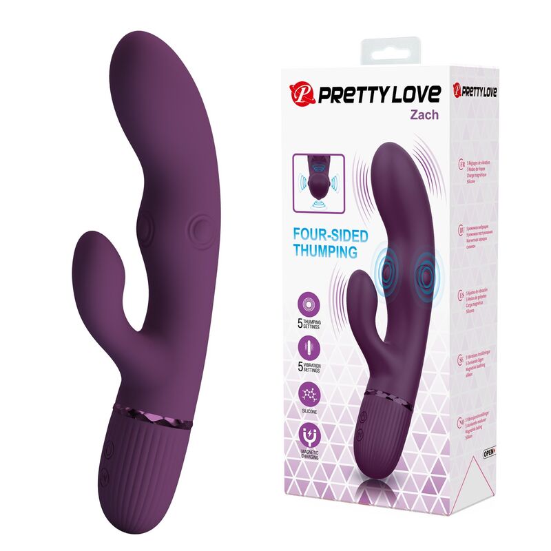 Pretty Love Zach vibratore rabbit con funzione di spinta