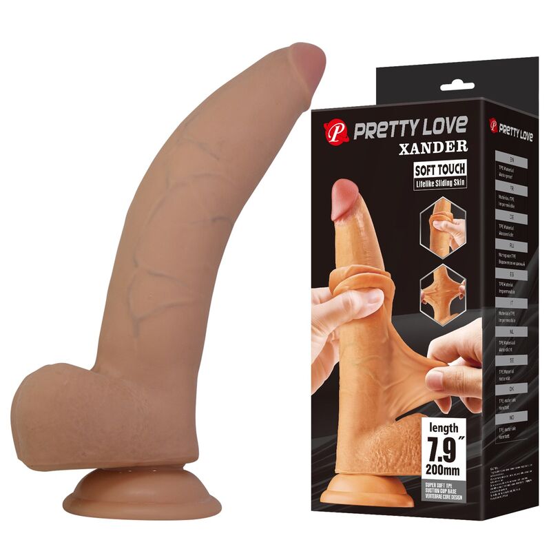 Dildo realistico Pretty Love Xander, 20 cm