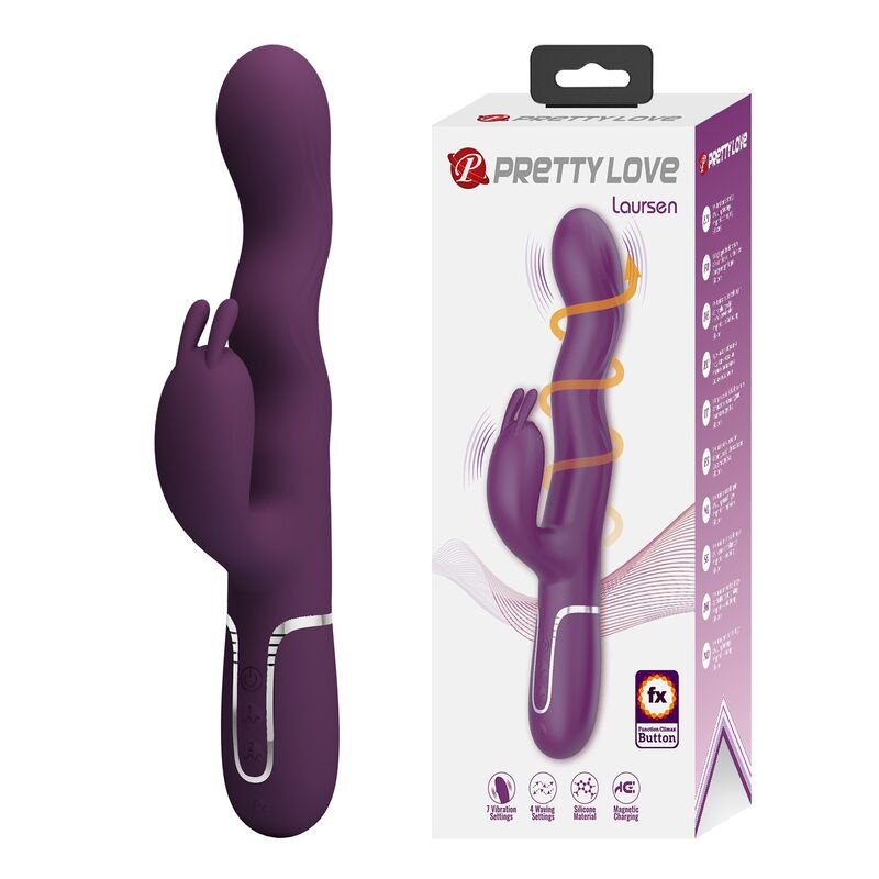 Pretty Love Loursen vibratore rabbit con funzione di spinta
