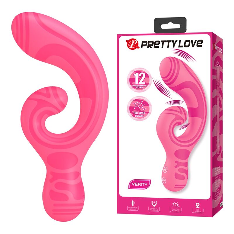 Stimolatore clitorideo Pretty Love Verity a doppia estremità