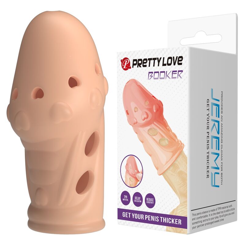 Manicotto per pene PRETTY LOVE SOCKER color carne