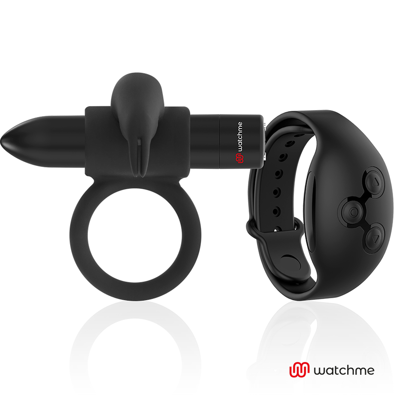 Anello vibrante per coppia con telecomando, in silicone, impermeabile BLACKSILVER