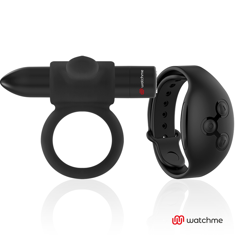 Anello vibrante per il pene con telecomando, 10 modalità e stimolazione intensa in coppia BLACKSILVER