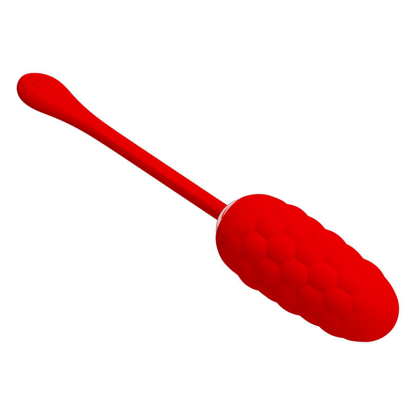 Ovetto vibrante Pretty Love con 12 funzioni di vibrazione, rosso