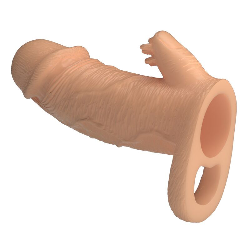 PRETTY LOVE Roderic guaina per pene con stimolatore esterno, 13 cm