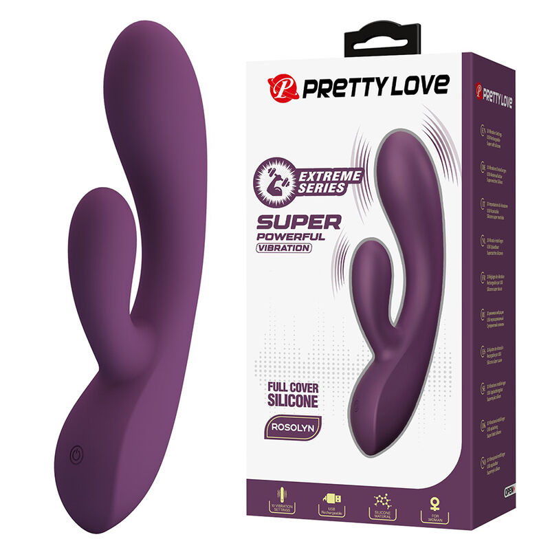 Pretty Love Rosolyn, vibratore rabbit ricaricabile
