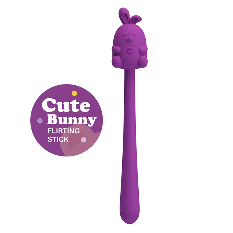 Pretty Love Cute Bunny vibratore flessibile, viola