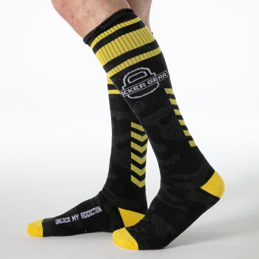 Locker Gear Giallo, Taglia Unica Calze Militari Al Ginocchio