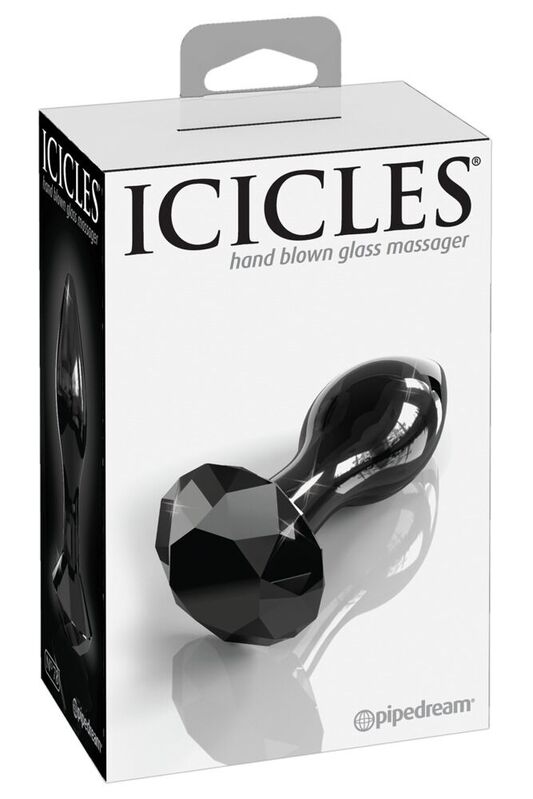 Plug anale in vetro ICICLES N. 78