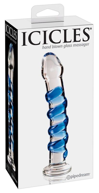 Dildo in vetro ICICLES N. 05