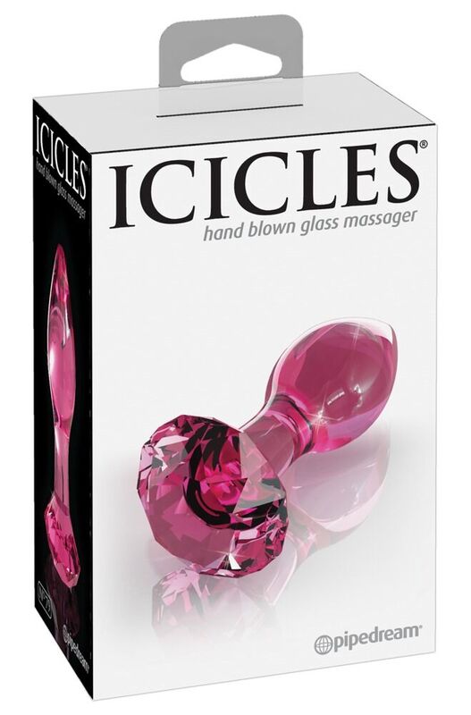 Plug anale in vetro ICICLES N. 79
