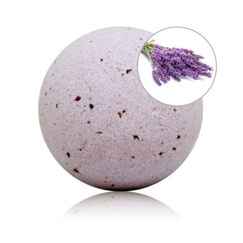 Bomba da bagno TALOKA al profumo di lavanda e petali di rosa