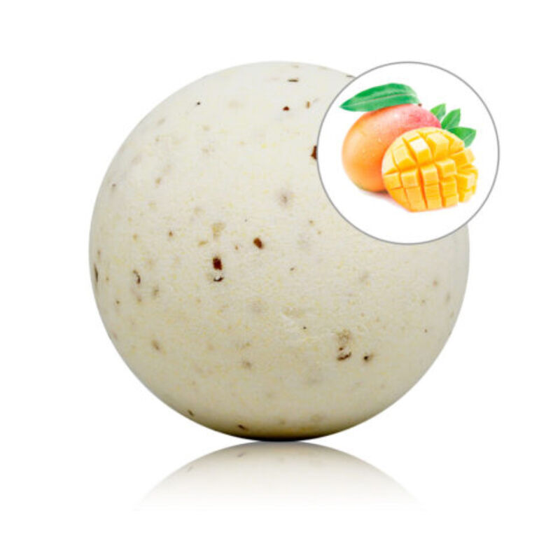 Bomba da bagno TALOKA al profumo di mango con petali di rosa
