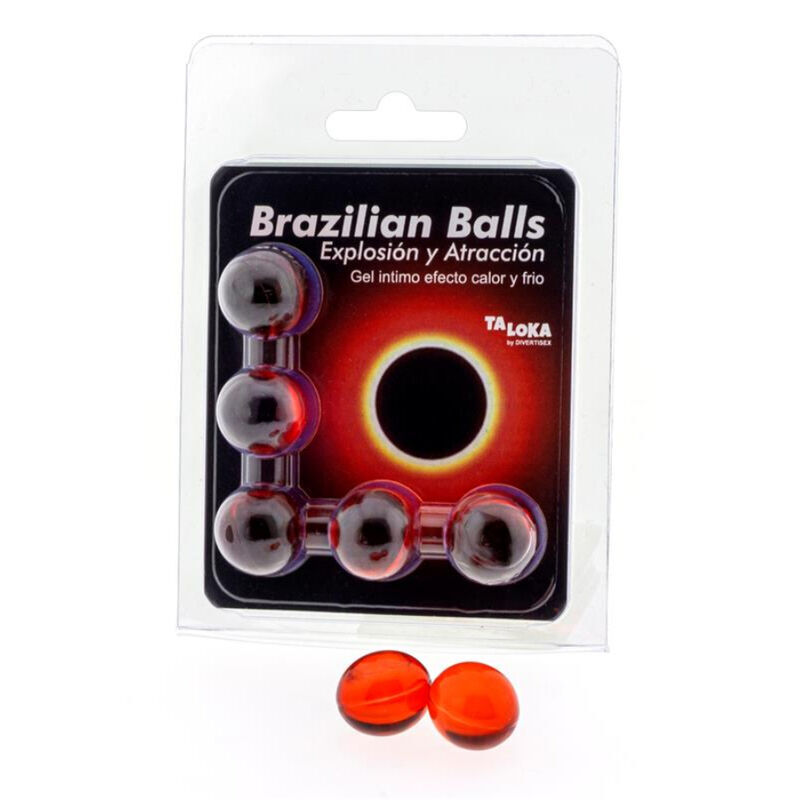 Palline brasiliane TALOKA con effetto caldo e freddo, 5 pezzi