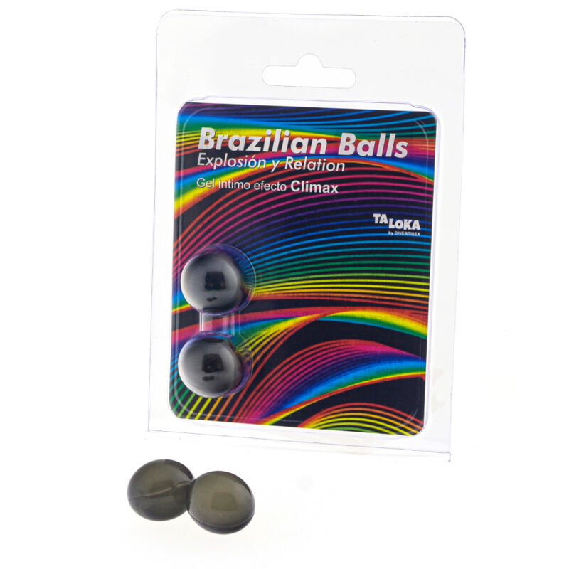 Palline brasiliane TALOKA con olio da massaggio, 2 pezzi